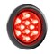 Abrams 4" Round - 10 LED Red Stop Brake Tail Turn Trailer Light TTL-R10-R - alternate 3